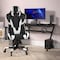Flash Furniture Black LeatherSoft Gaming Chair with Roller Wheels CH-187230-1-BK-RLB-GG - alternate 1